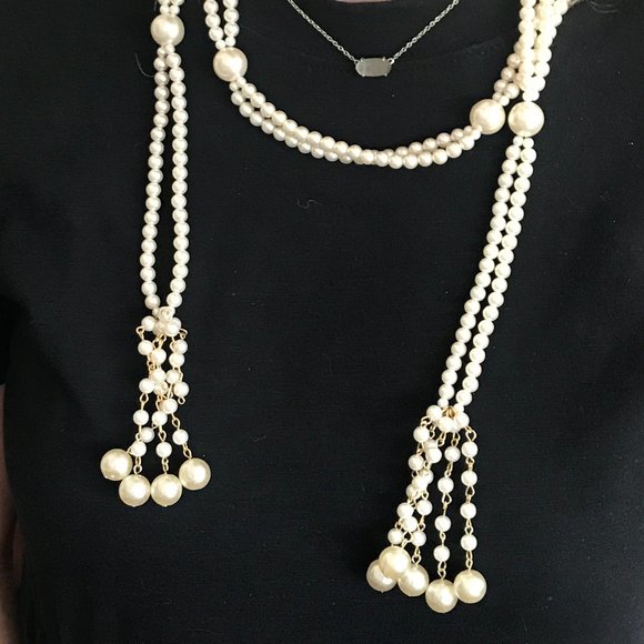 Jewelry Vintage Faux Pearl Wrap Necklace Or Belt Poshmark